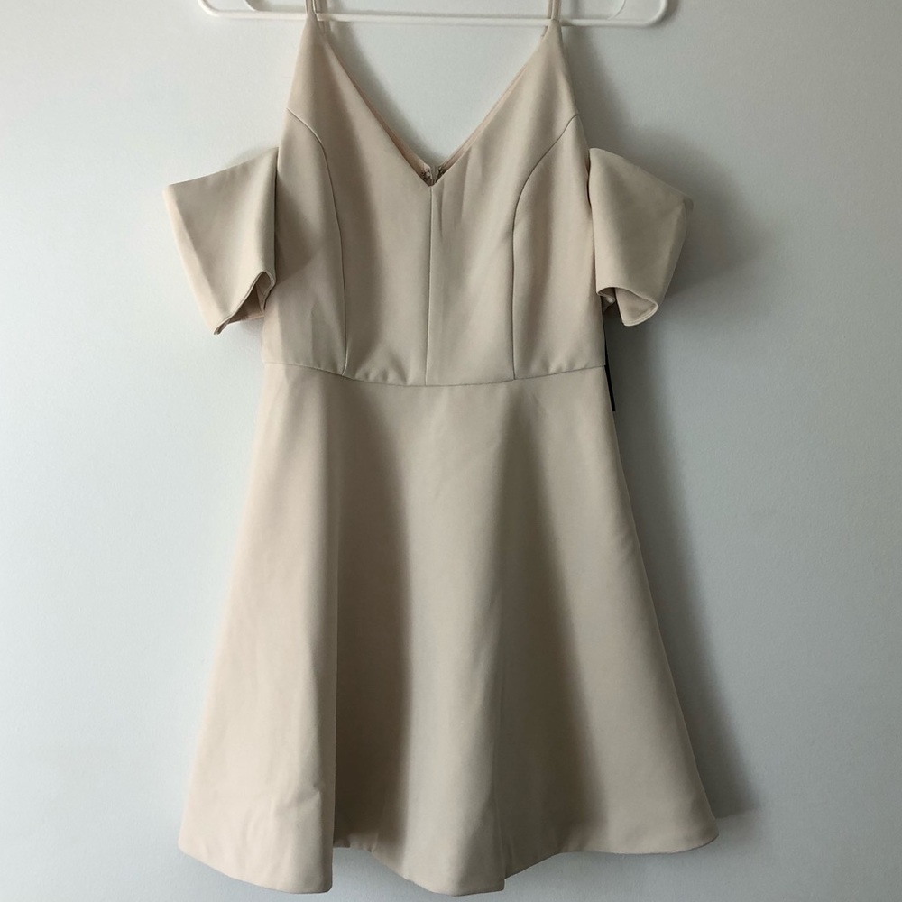 Lulus ivory skater dress